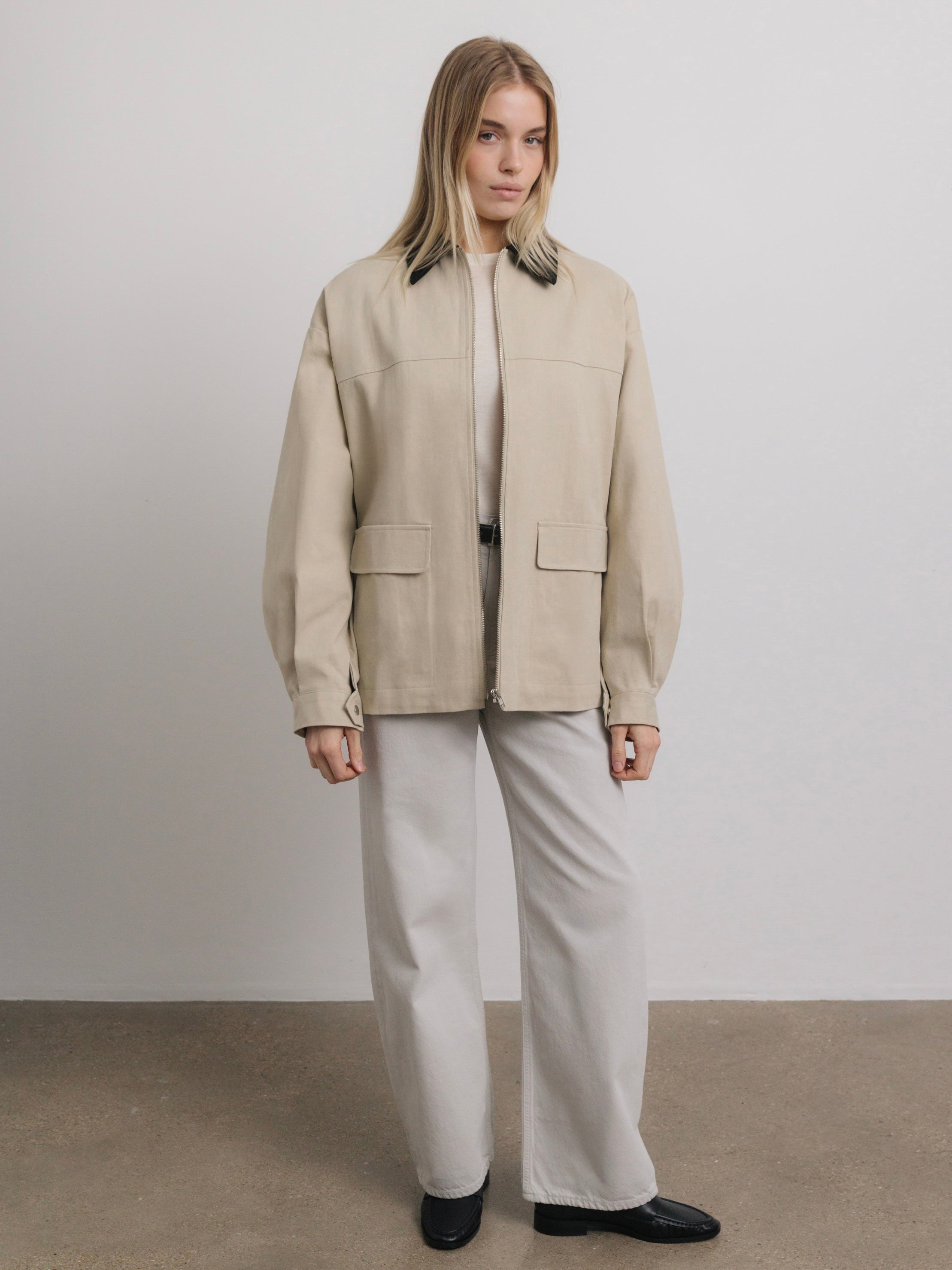 BESTSELLER Claudie Barn Jacket in Ecru