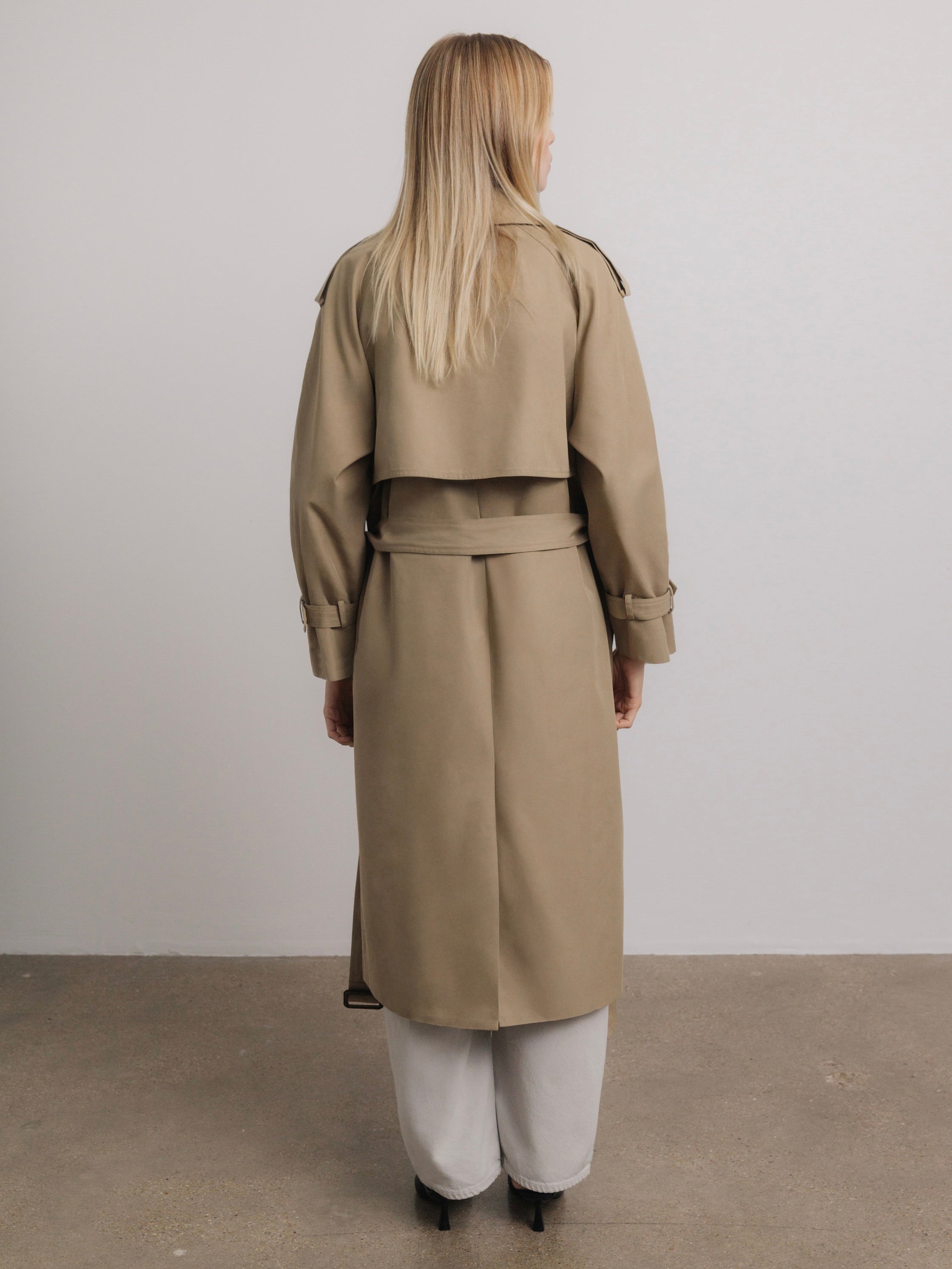 Philippe Trench Coat in Beige