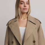 Philippe Trench Coat in Beige