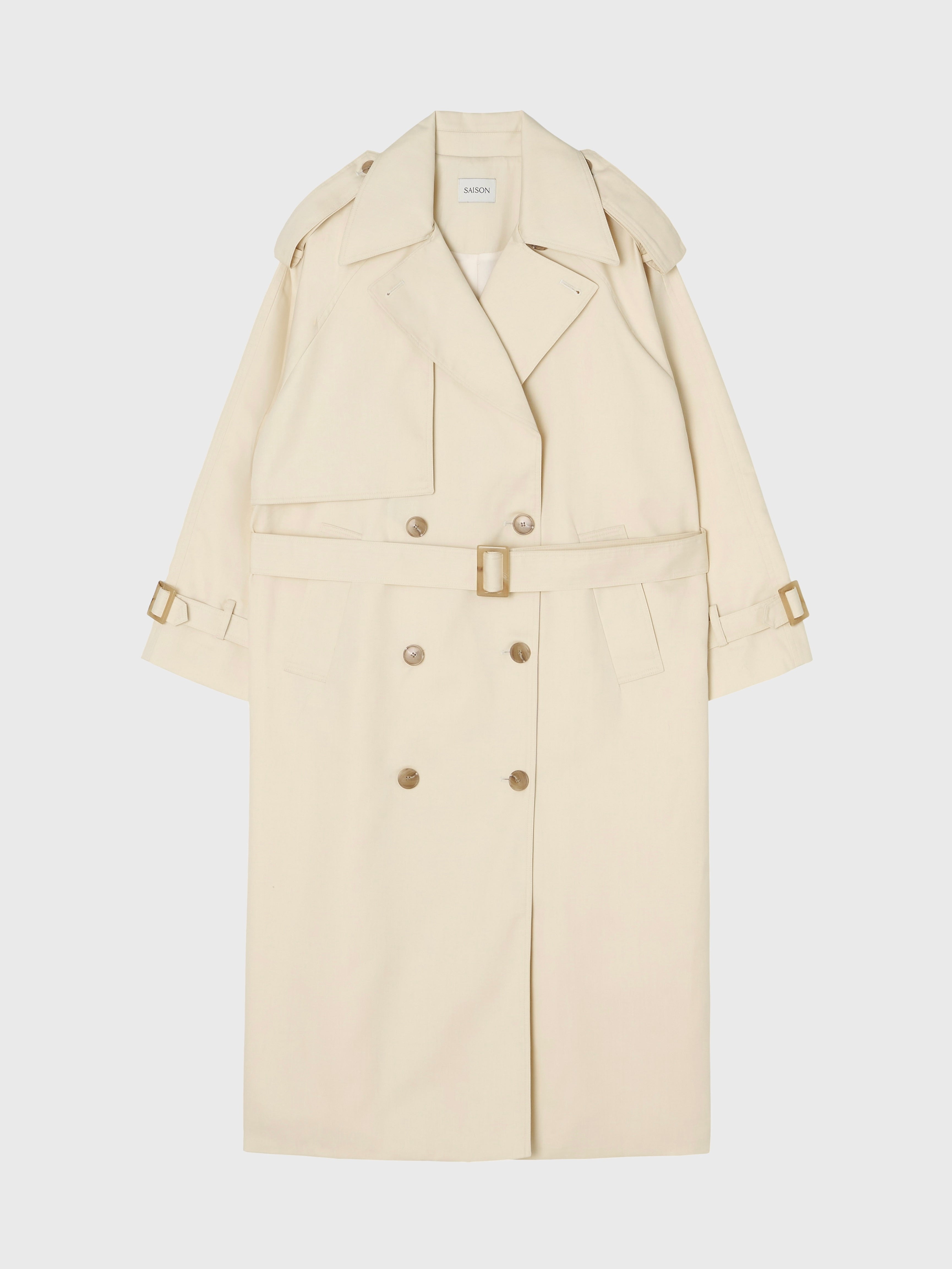 BESTSELLER Philippe Trench Coat in Buttermilk