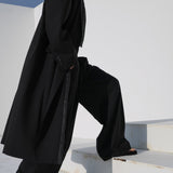 Gemma Double Breasted Coat in Black