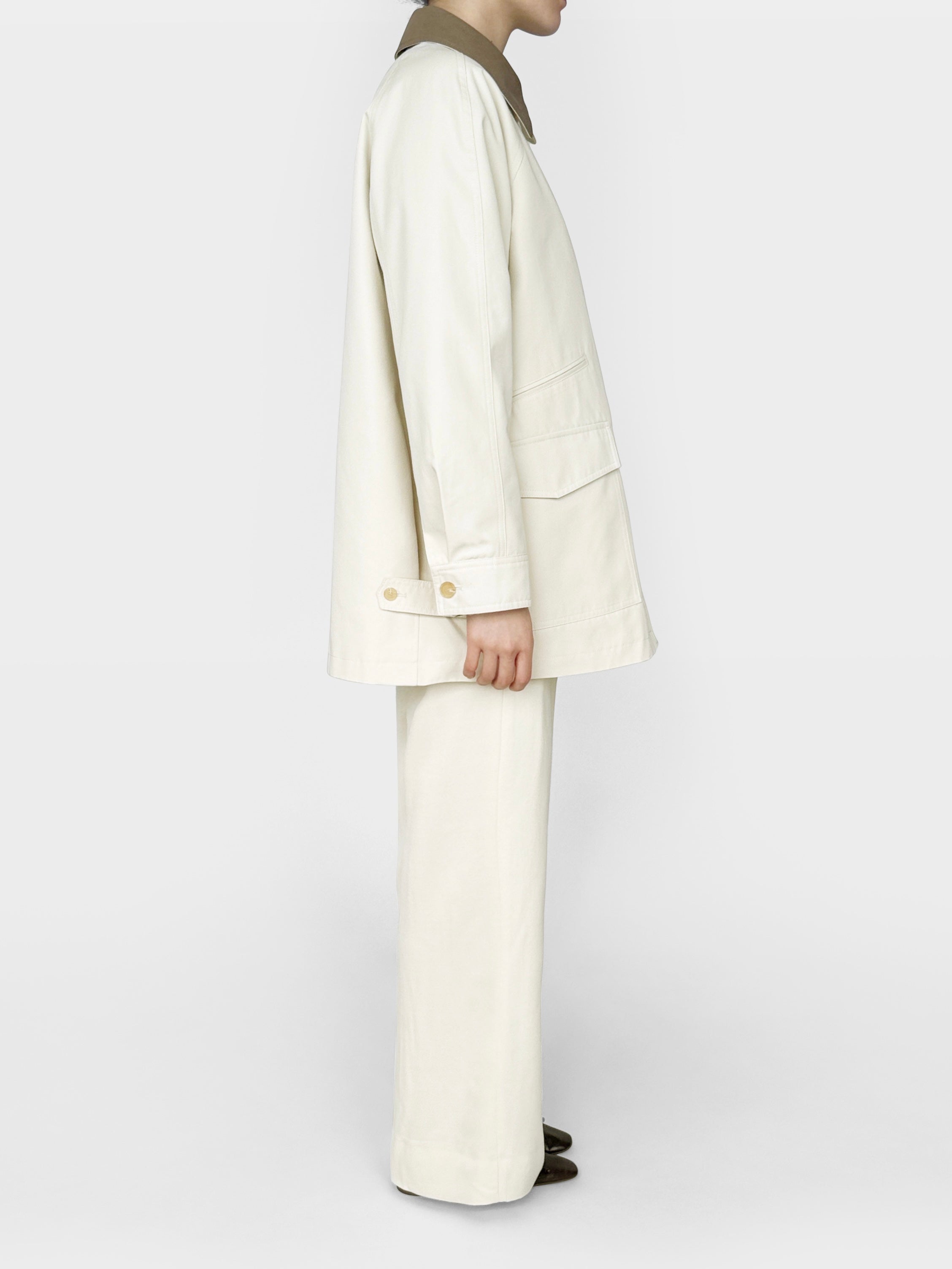 Frances Barn Jacket in Ivory