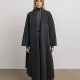 Willa Wool Coat in Charcoal