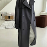 Camila Trench Coat in Onyx