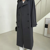 Camila Trench Coat in Onyx