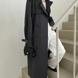 Camila Trench Coat in Onyx