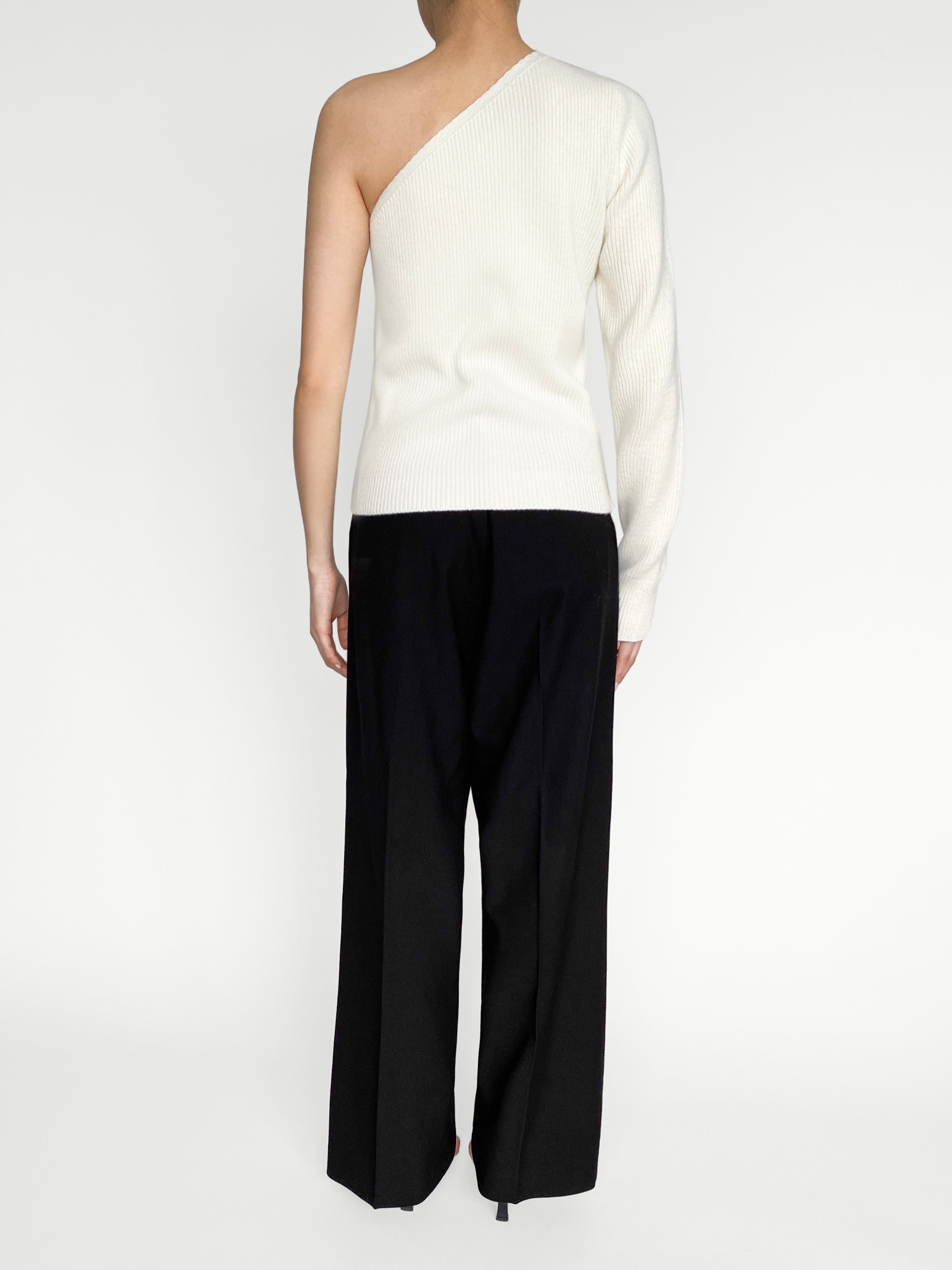 Naomi Wool Knit Top in Ivory