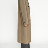 Sofia Double Breasted Coat in Beige