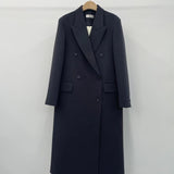 Sofia Double Breasted Coat in Charcoal