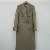 Sofia Double Breasted Coat in Beige